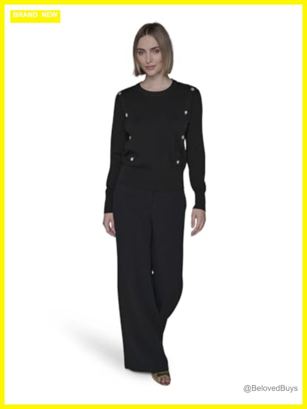 Long Sleeve Crewneck Cropped Essential Sweater Pullover